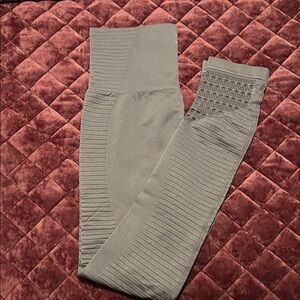 Gymshark Gray Ribbed Leggings